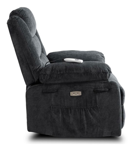 Masážní křeslo Jornaleros (černá látka)