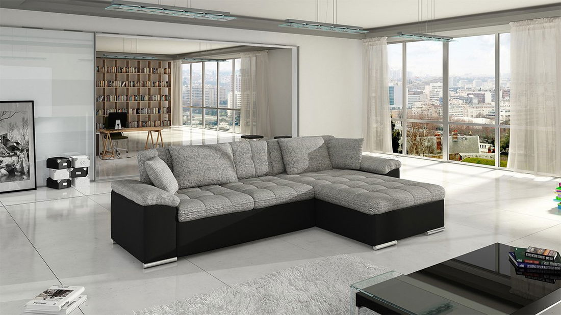 Rohová sedací souprava Dante (rezová)