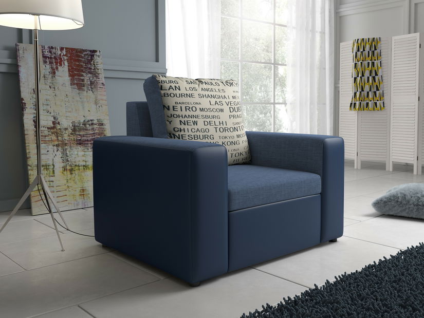 Křeslo Lavenda (modrá)