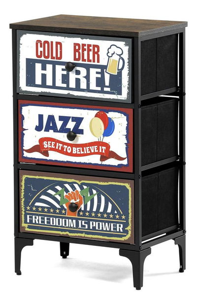 Komoda Alharacas 3 (černá)