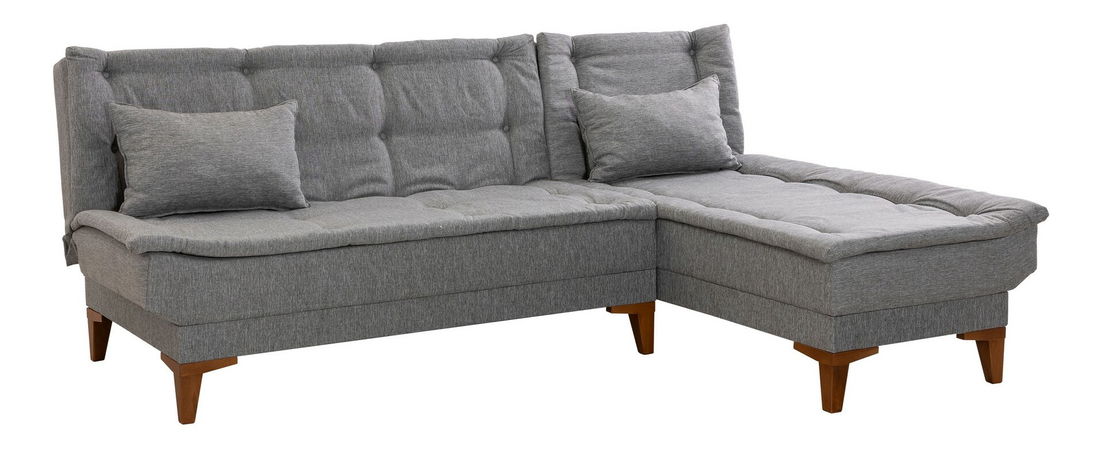 Rohová sedačka Santic (šedá)