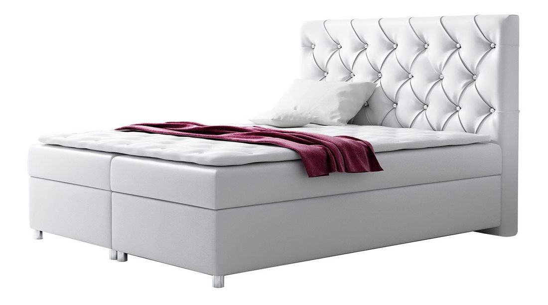 Manželská postel 160cm Bandos (popelavá)