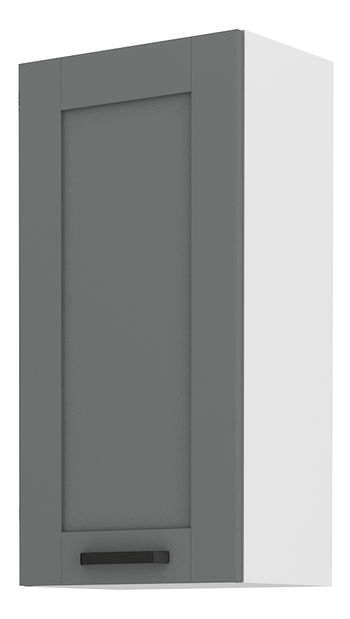 Horní kuchyňská skříňka Lucid 45 G 90 1F (dustgrey + bílá)