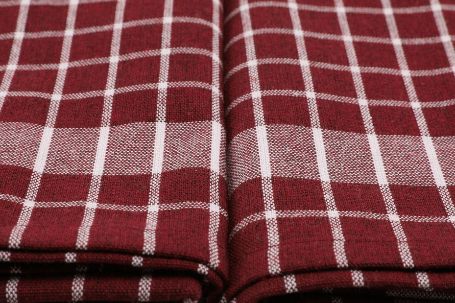 Sada utěrek (10 ks.) Klarisa (bordó + bílá) *výprodej