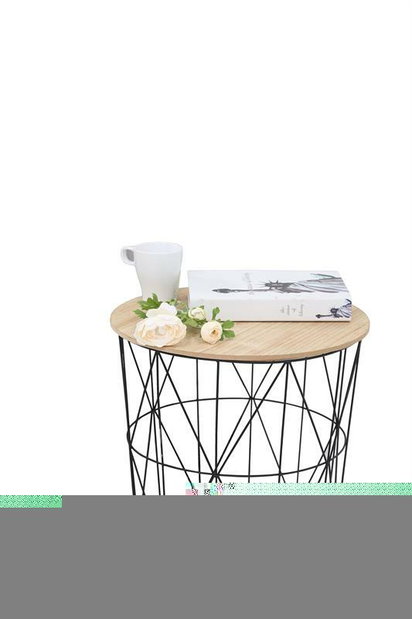 Konferenční stolek Marita (černá + dub přírodní)