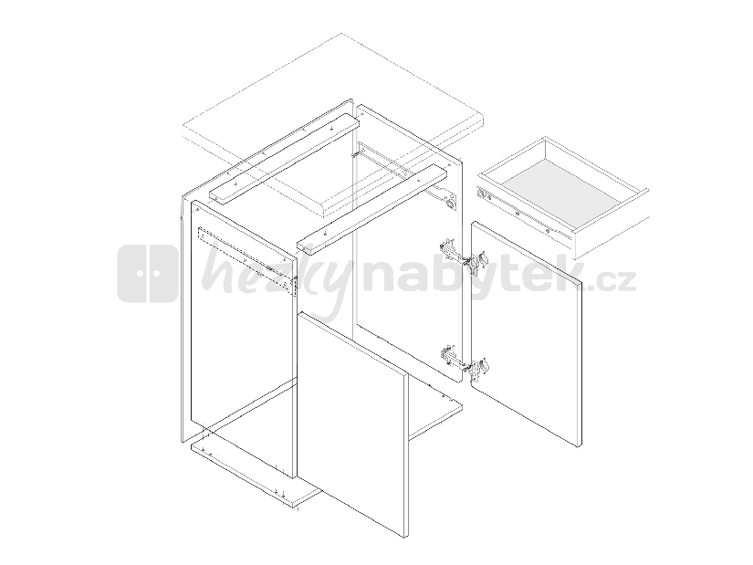Spodní kuchyňská skříňka Igo New D-80 S1
