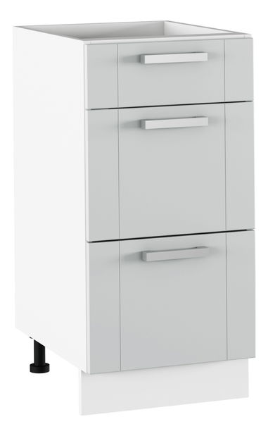 Dolní kuchyňská skříňka Janne Typ 53 (světle šedá + bílá)