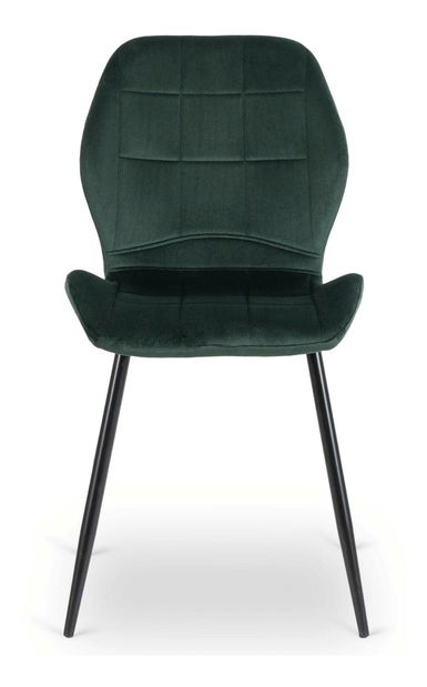 Jídelní set Lomeli (dub zlatý + černá + zelená) (pro 4 osoby)