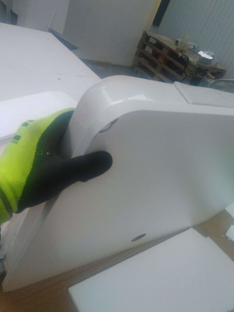 PC stolek Janina (bílá) *bazar