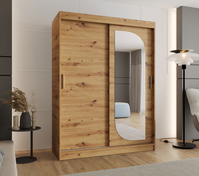 Šatní skříň 150 cm Lulu (dub artisan)