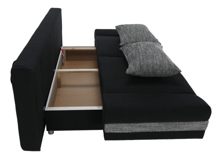 Pohovka Nora černá + šedá