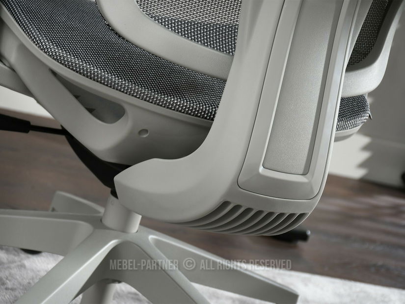 Kancelářské křeslo Huio (šedá)