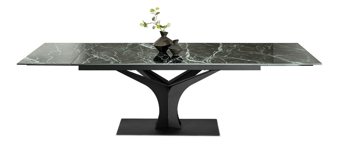 Jídelní stůl Entornaban (zelená + černá)