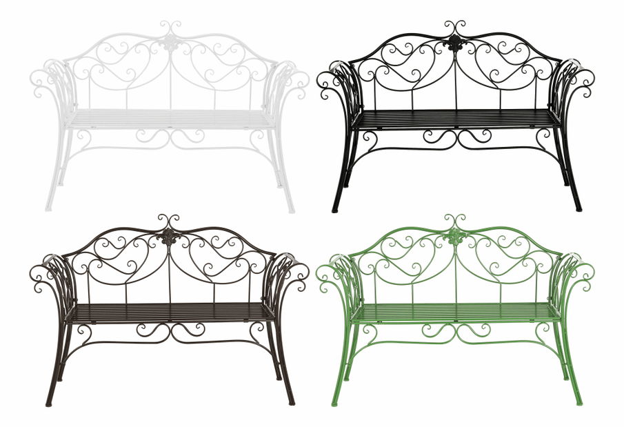 Zahradní lavička Entalia (zelená)