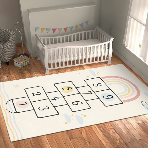 Koberec 140 x 220 cm Woola 96 (krémová)