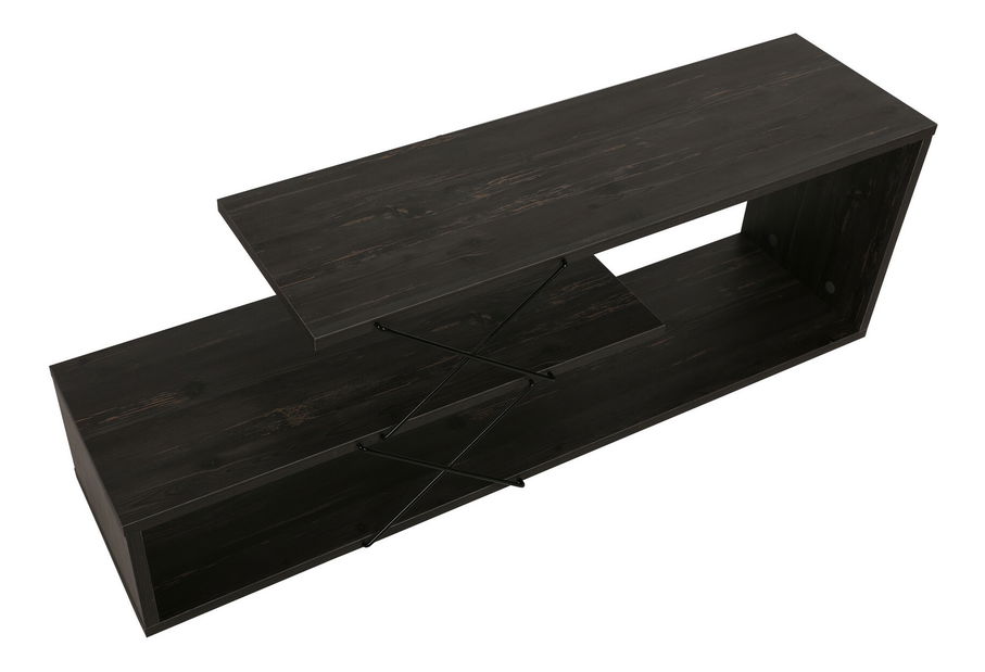 TV stolek / skříňka Ziky (hnědá)