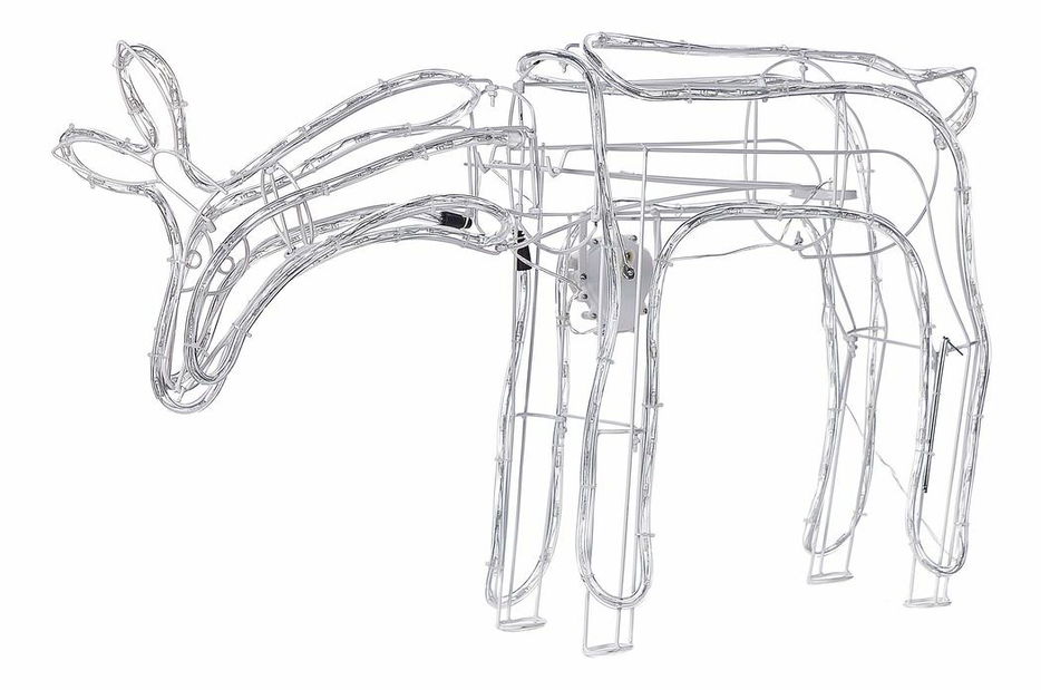 Vnější dekorace srnka Kriza (bílá)