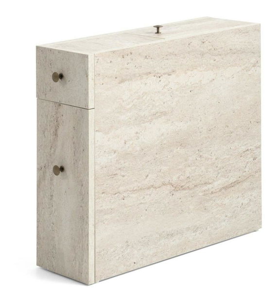 Koupelnová skříňka Calena (mramor světlý)