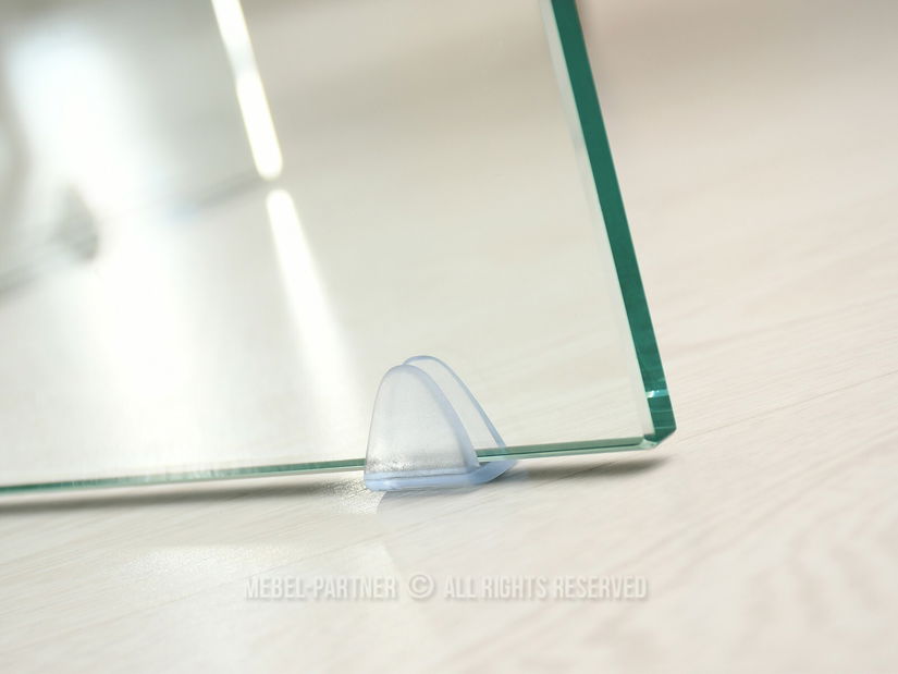 Jídelní stůl Abunda (čiré sklo)