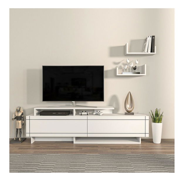 Obývací stěna Tammeko (bílá)