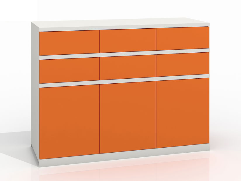 Komoda Naturlig Kids Lekanger 3D6S