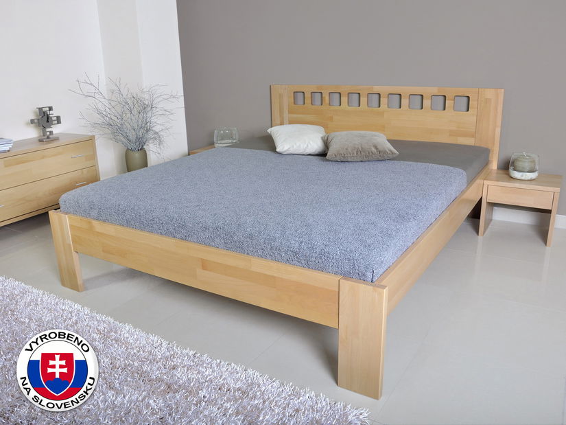Manželská postel 160 cm Lena (masiv)