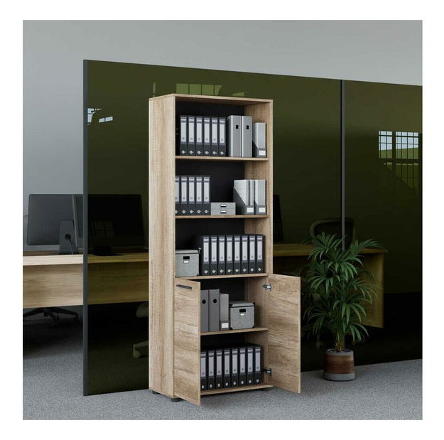 Regál Nimue (ořech světlý)