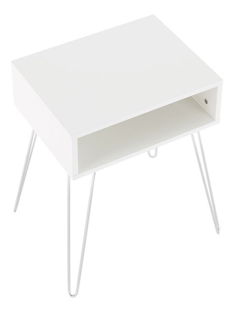 Noční stolek Lempe (bílá)