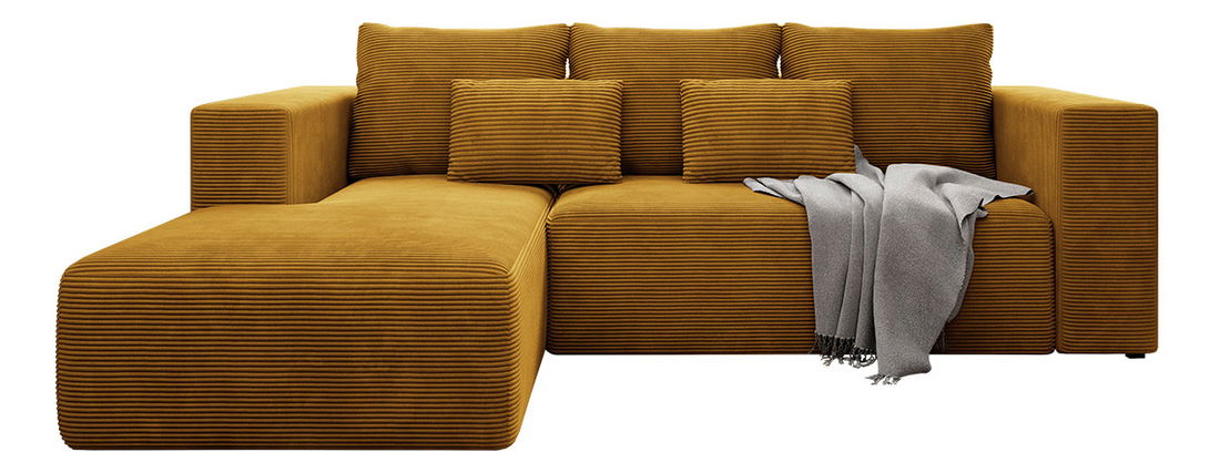 Rohová sedací souprava Zofia (kobaltová)