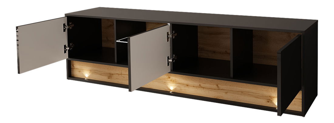 TV stolek/skříňka Gallina 180 (černá)