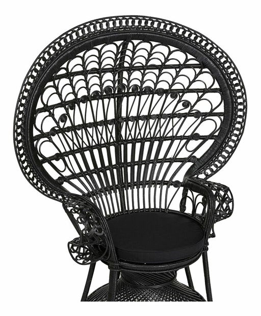 Zahradní křeslo Elixane (černá)