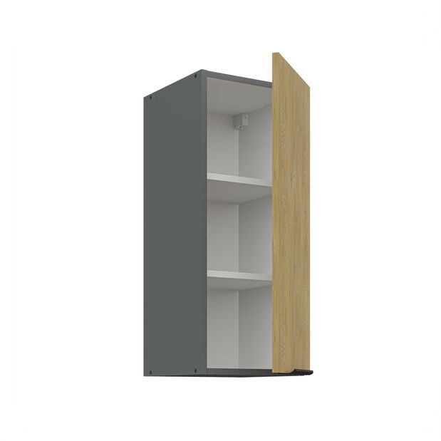 Horní kuchyňská skříňka Carminia 30 G-72 1F (dub cremona + antracit)