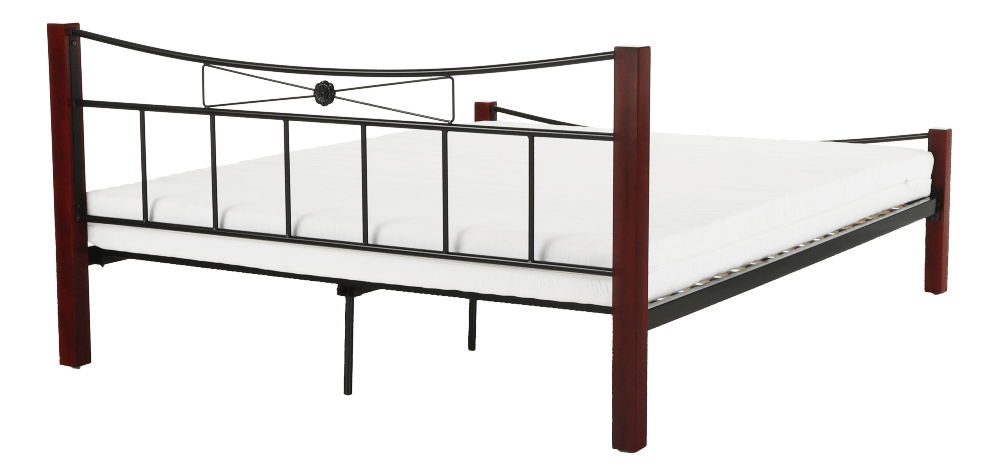 Manželská postel 140 cm Pearly (s roštem)