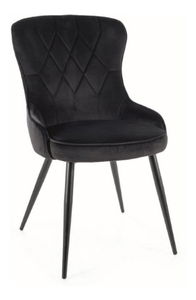 Jídelní židle Lloyd (černá + černá)