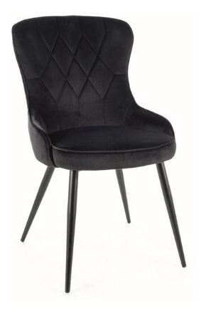 Jídelní židle Lloyd (černá + černá)