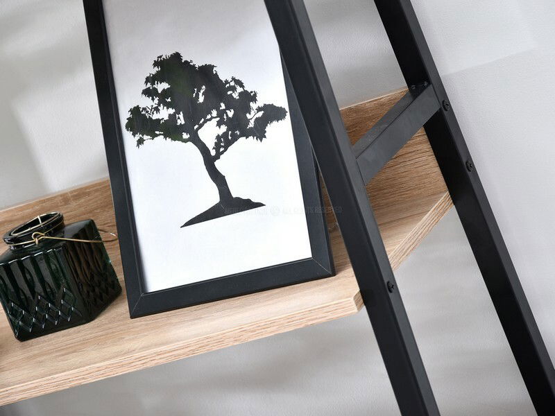 Regál Boge R (dub + černá)