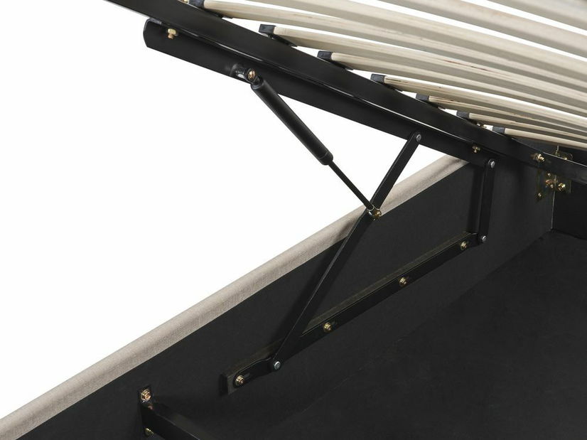 Dětská postel 90 cm DIJON (s roštem a úl. prostorem) (béžová)