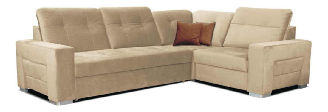 Rohová sedací souprava Sapporo 2F+A+1P (béžová) (P)