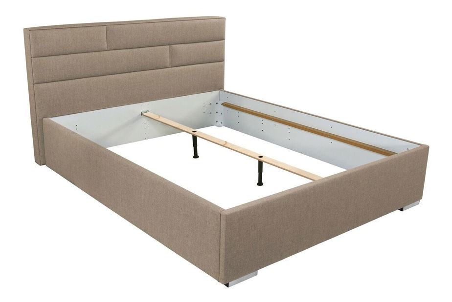 Manželská postel 140 cm BRW Kate Futon (šedá)