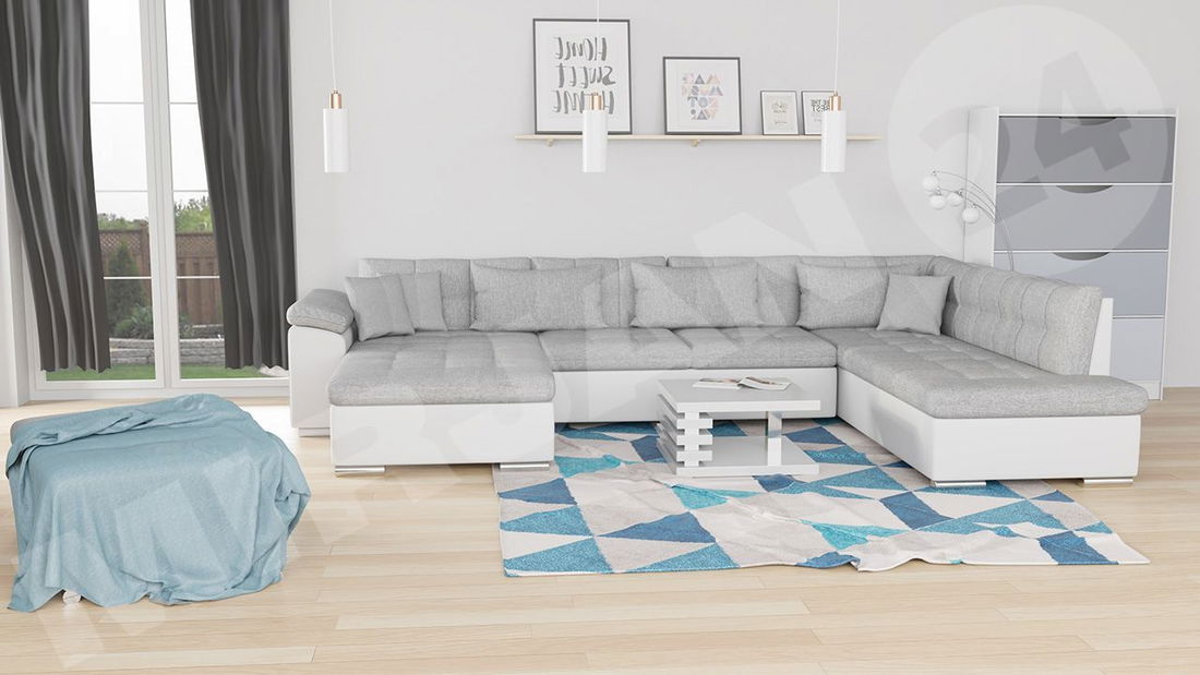 Rohová sedací souprava Talia (rezavá)