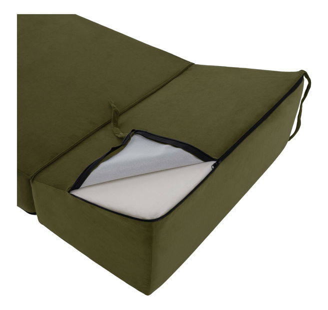 Rozkládací křeslo Plantearan (olivová)