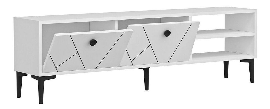 TV stolek/skříňka Chiara (bílá)