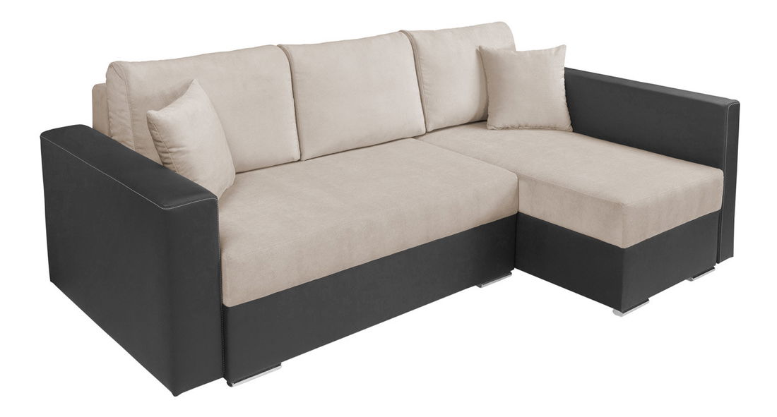 Rohová sedací souprava BRW Kris Lux 3DL.URC šedá (P)