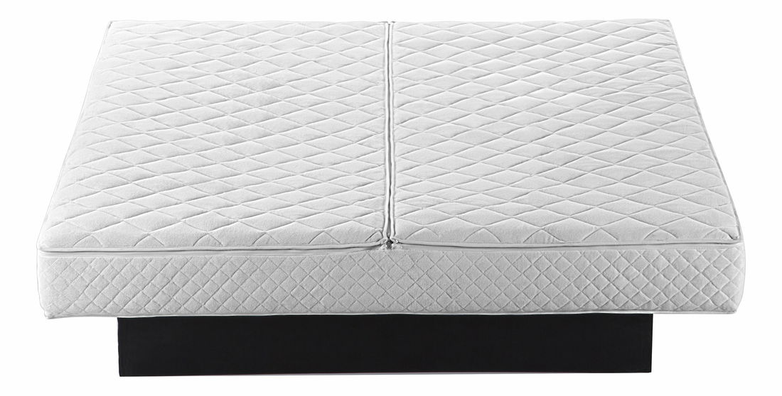 Manželská postel 180 cm AVENUE (s vodní matrací) (bílá) *výprodej