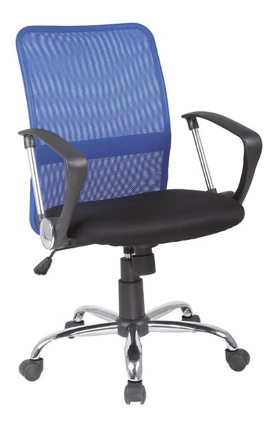 Kancelářska židle Q-078 modrá + černá