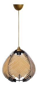 Stropní svítidlo Kukloppe 1 (přírodní + černá)