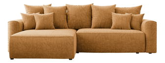 Rohová sedačka Baria (L) (hořčičná)