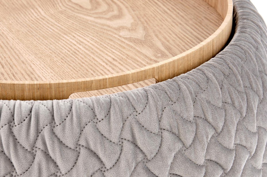 Taburet Banoba (světle šedá)