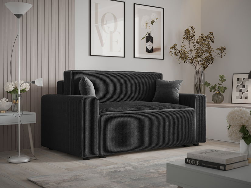 Pohovka trojsedačka Meadow (černá)