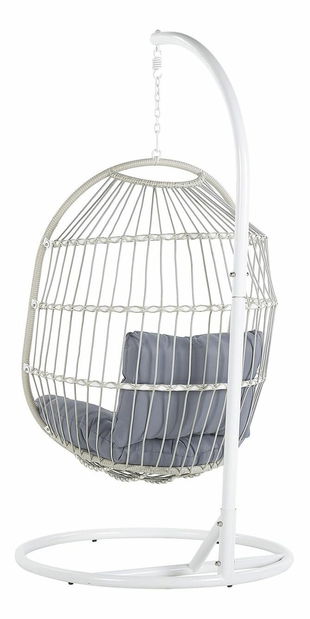 Závěsné křeslo Aslaug (bílá)